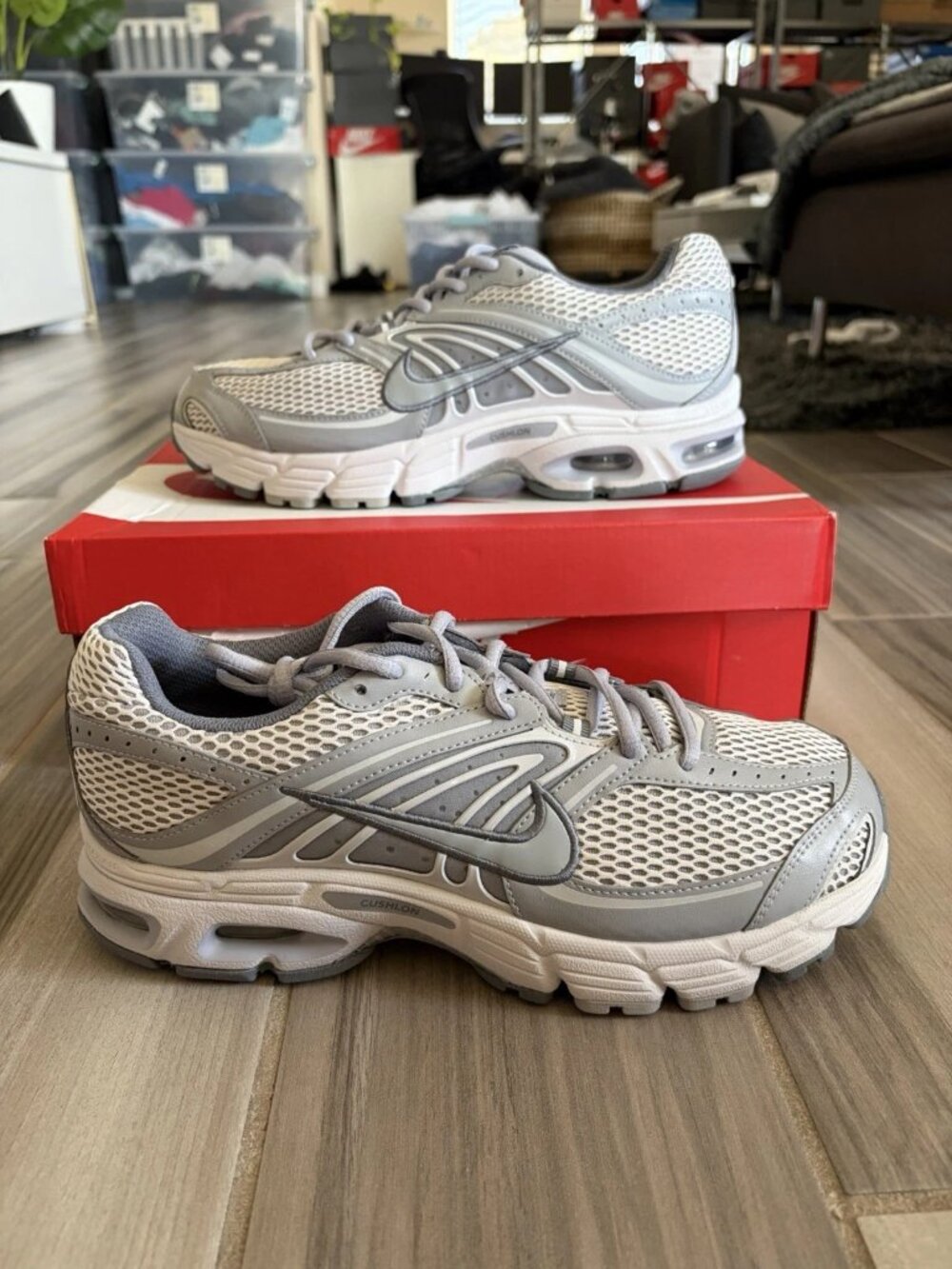 Men's Nike Air Max Moto 2K Shoes - Wolf Grey/Vast Grey IO9279-004
